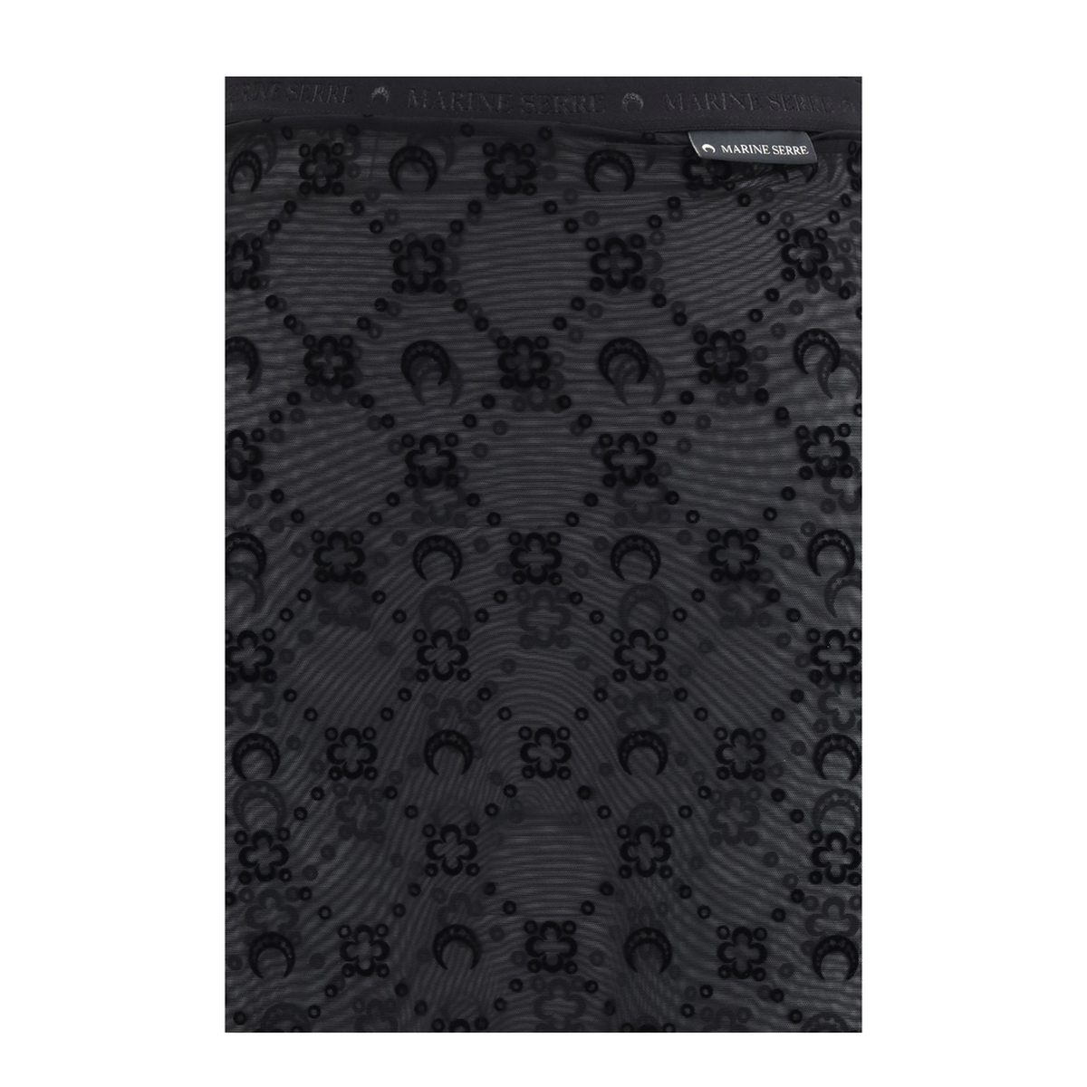 Moonogram Mesh Flock Pant Skirt - Image 3