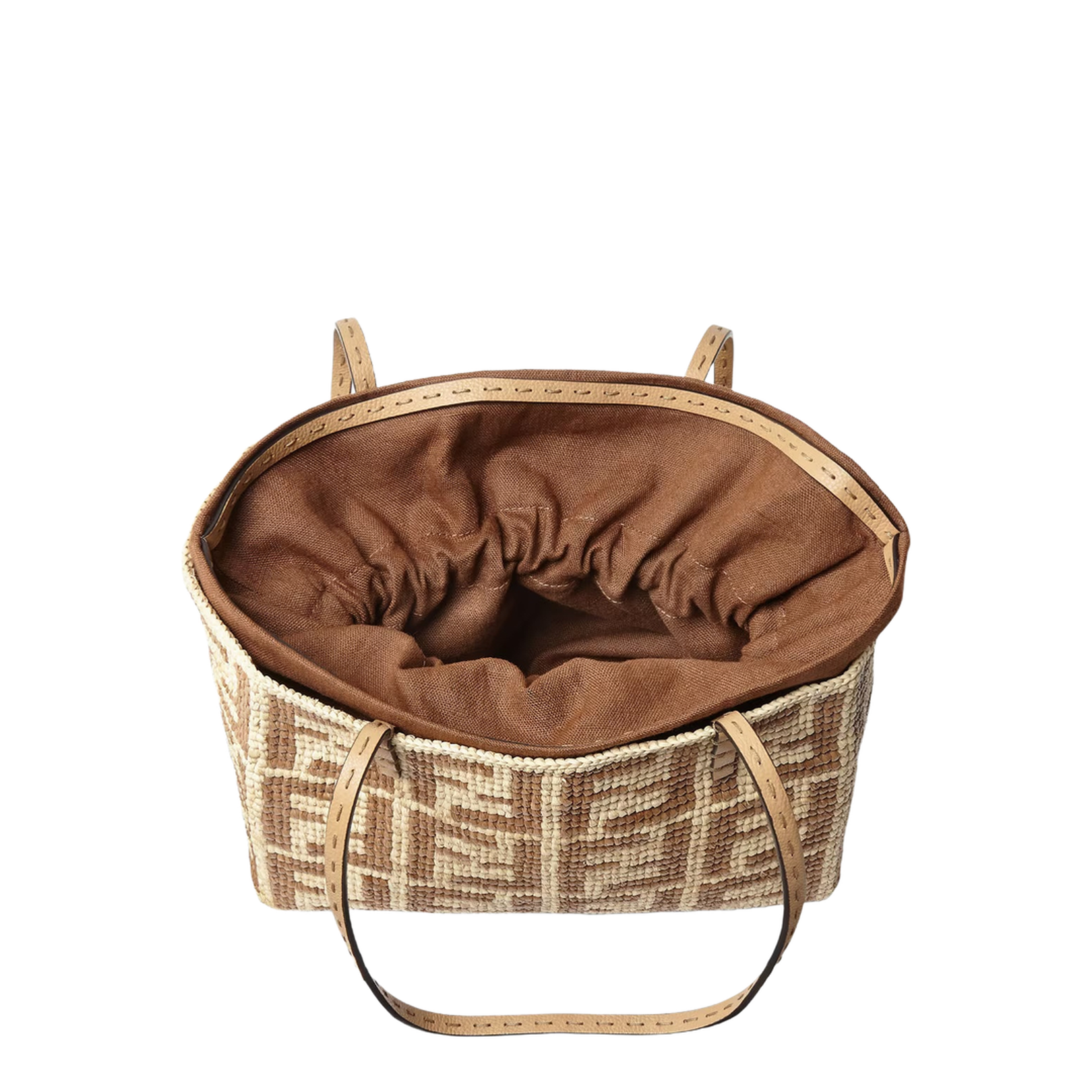 Roll Small Canvas Top Handle Bags - Tan - Image 5