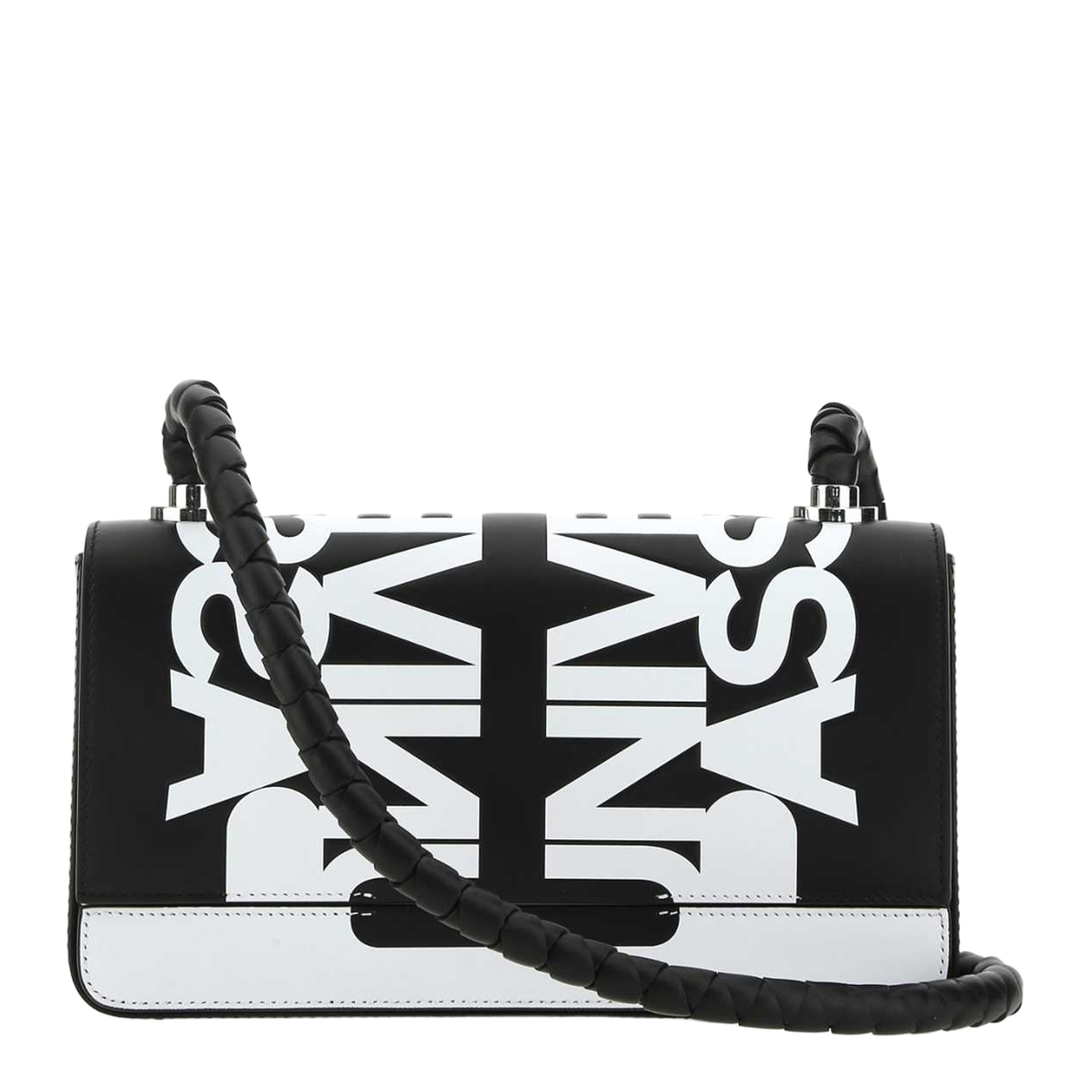Two-tone Leather Crossbody Bag - Image 1