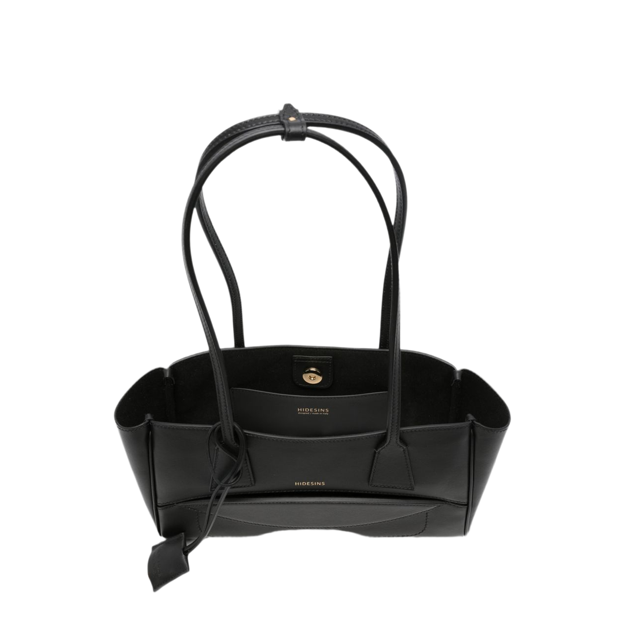 Flap XS Calfskin Tote - Black - Image 2