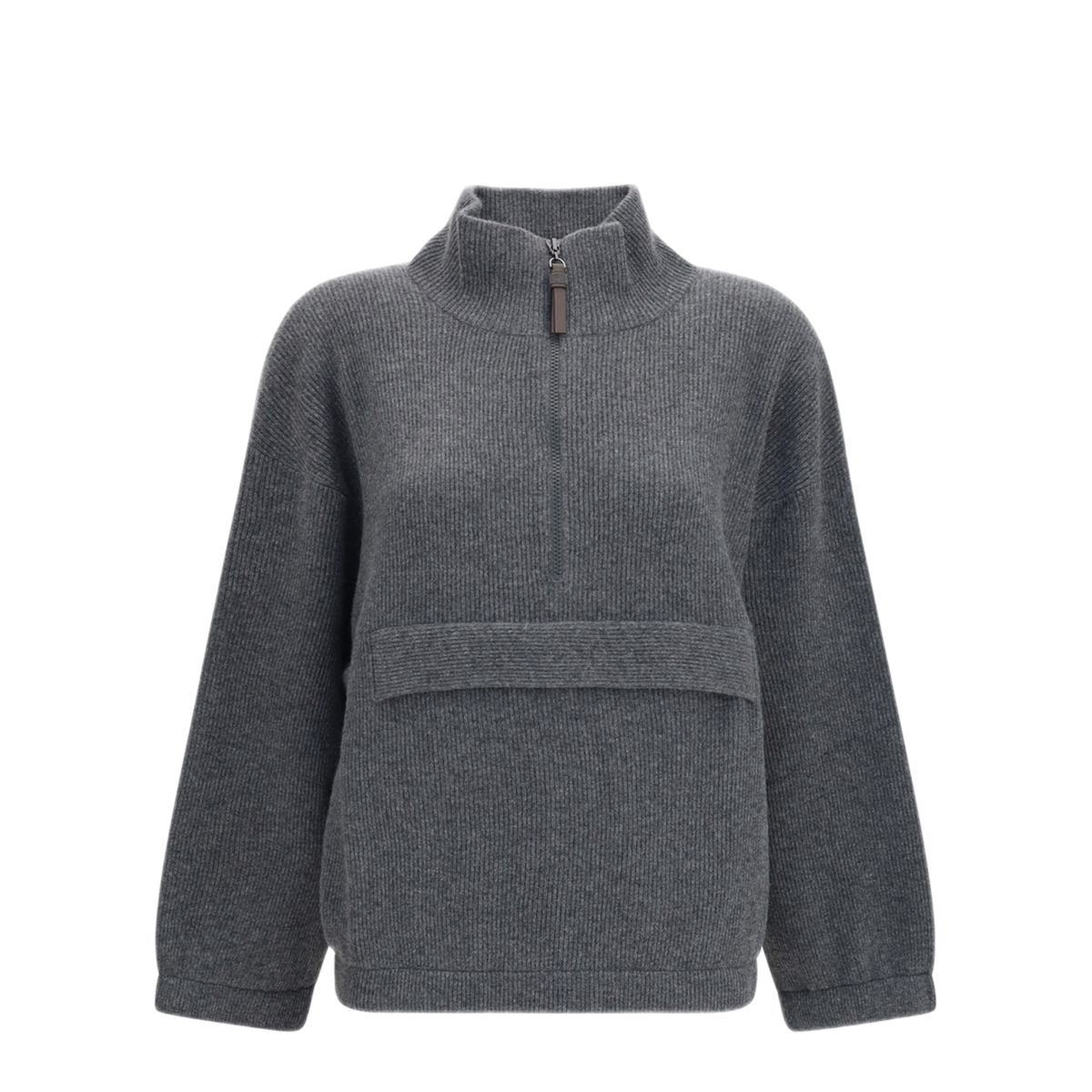 Cashmere Half Zip Sweater - Image 1