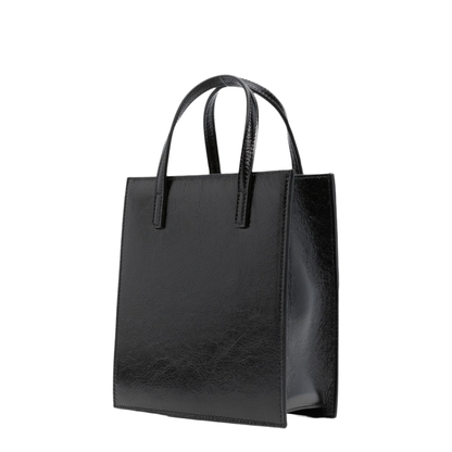 Medium Calf Leather Bag - Black - Image 2