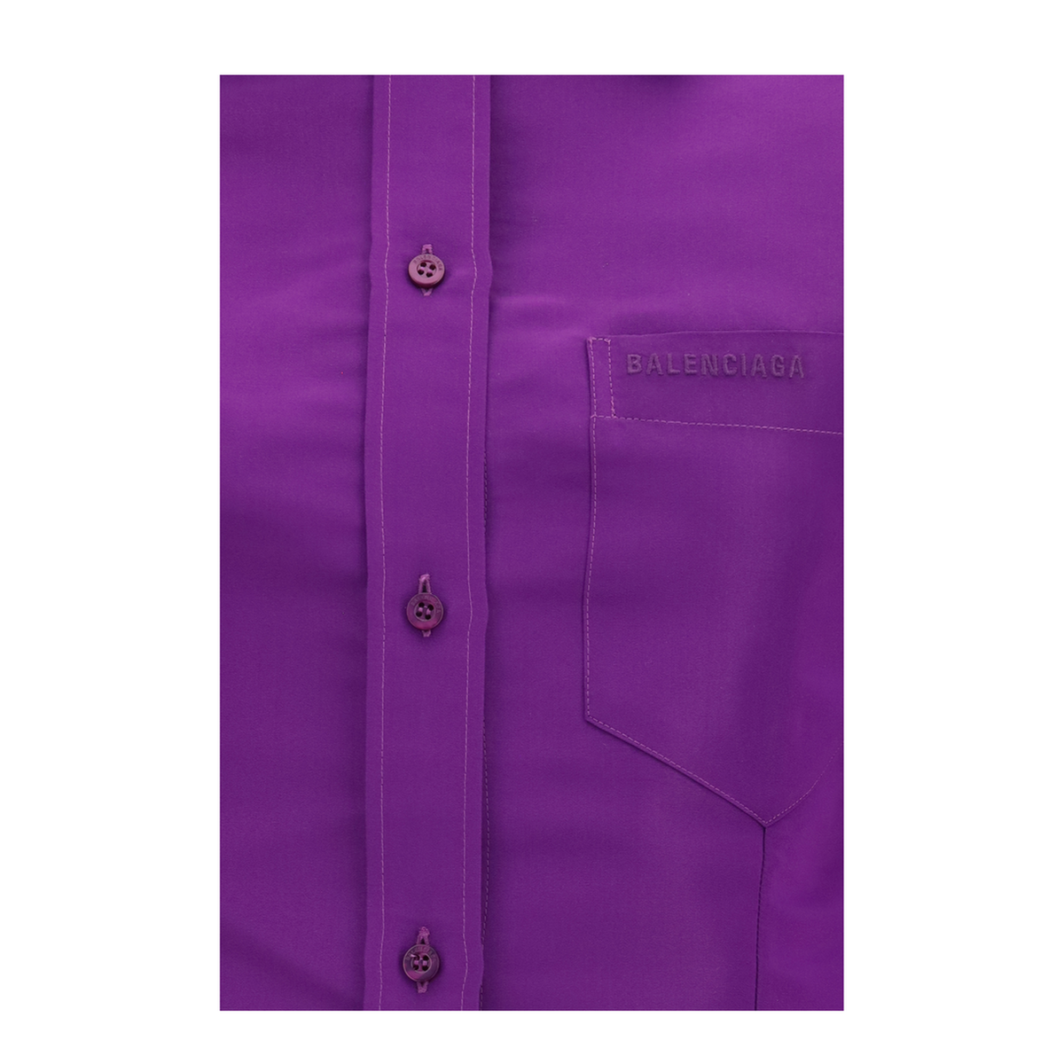 Asymmetric Cotton Shirt - Image 3