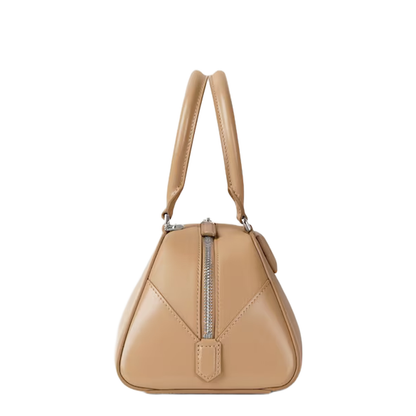 Beige Leather Small Antigona East-West Handbag - Image 2