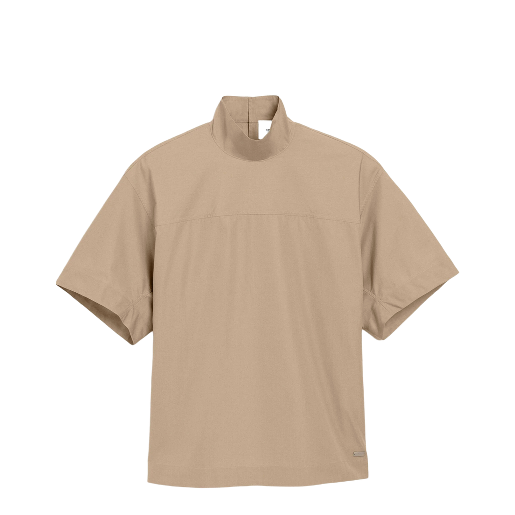 Cotton Top With Raised Collar - Image 1