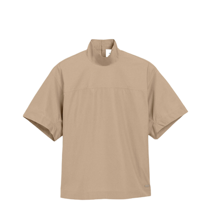 Cotton Top With Raised Collar - Image 1