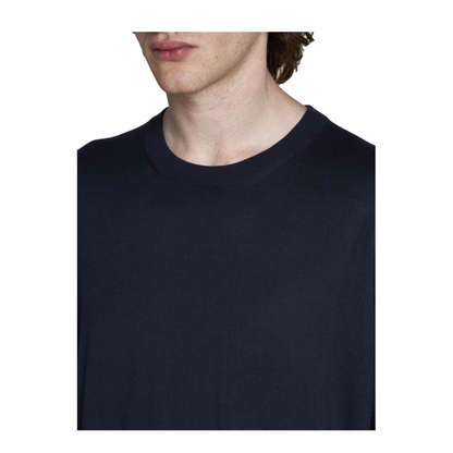 Navy Blue Cotton Sweater - Image 5