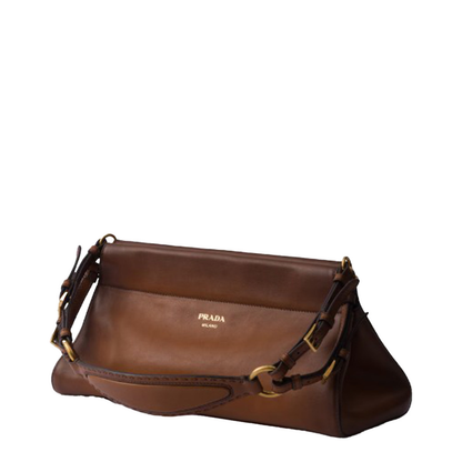 Enchaîné Medium Shoulder Bag Leather Caramel - Image 2