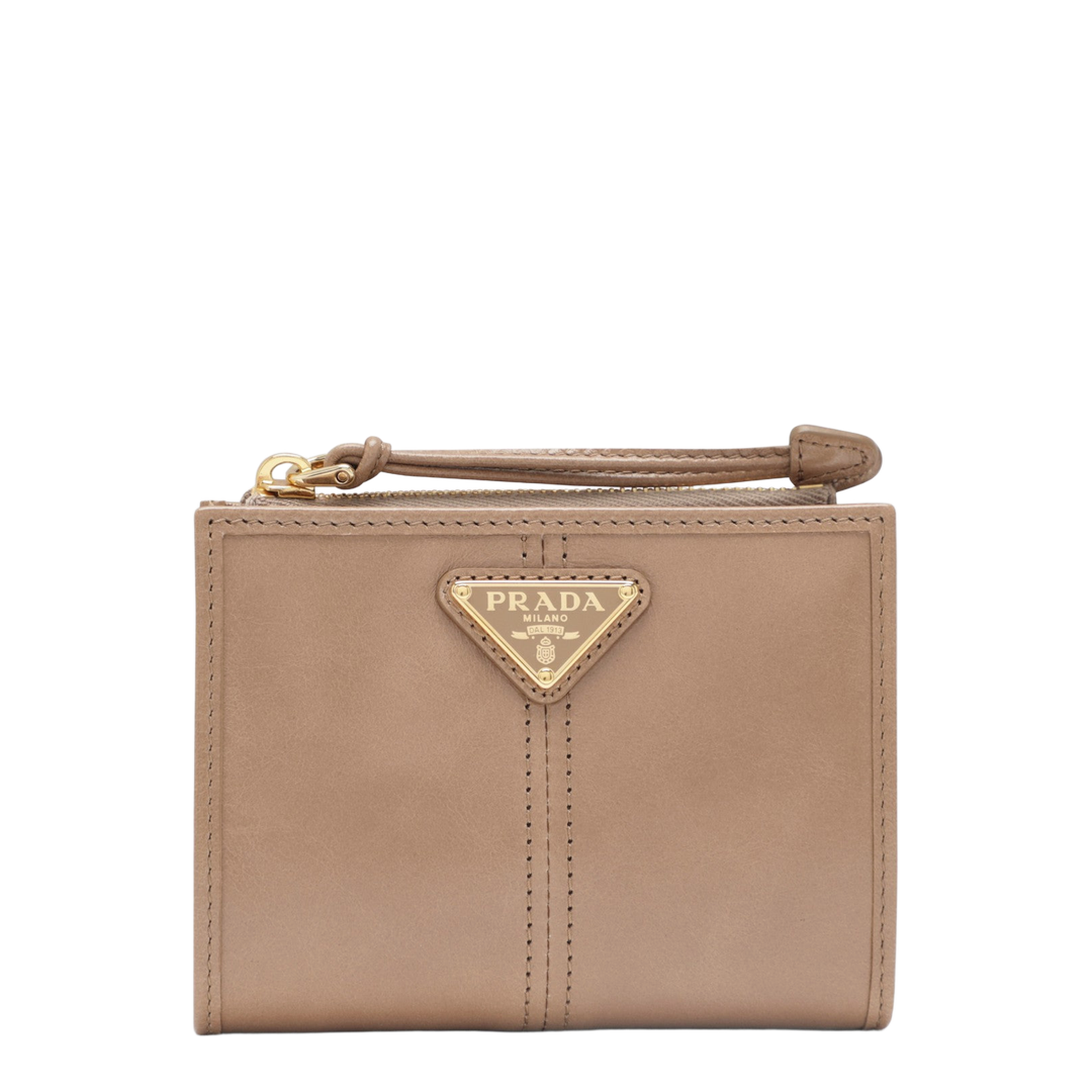 Soft Lux Leather Small Wallet in Cammeo - Image 1
