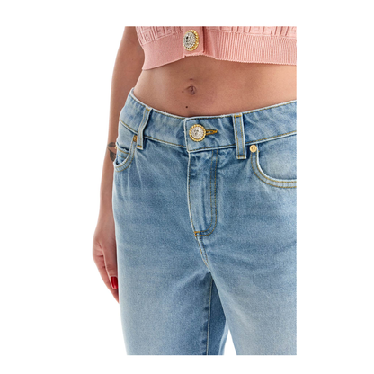 Light Blue Cotton Jeans - Image 4