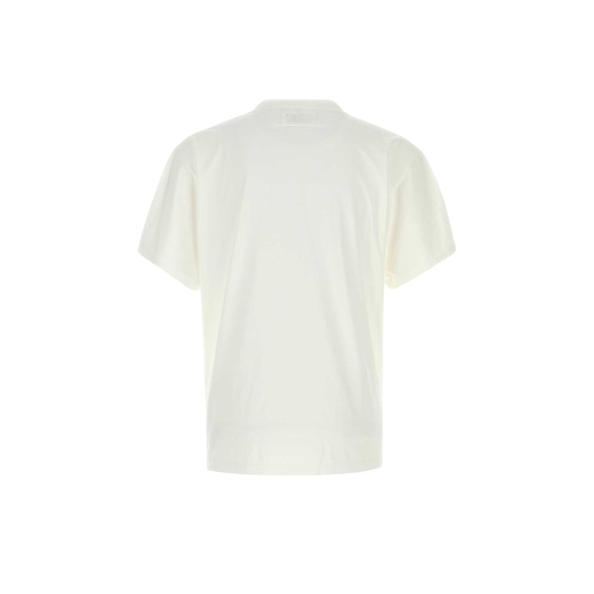 White T-Shirt With Spray Print - Image 2