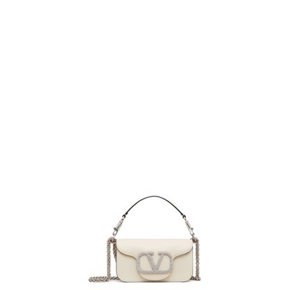 V-Logo Ivory Handbag - Image 1