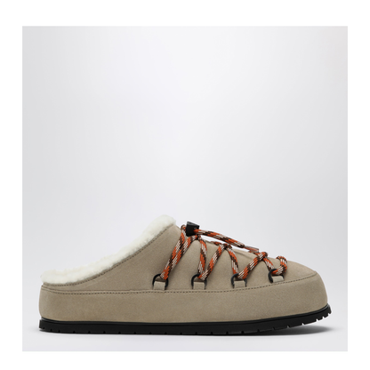 Desert Suede Clogs with Braided Laces - Image 1