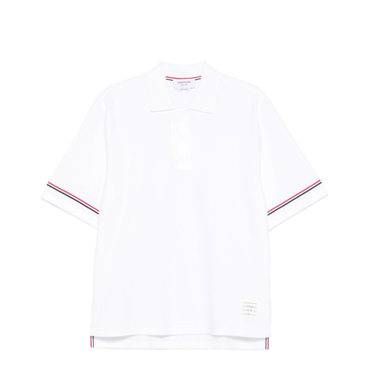 Rugby Fit RWB Stripe Short Sleeve Polo Shirt - Image 1