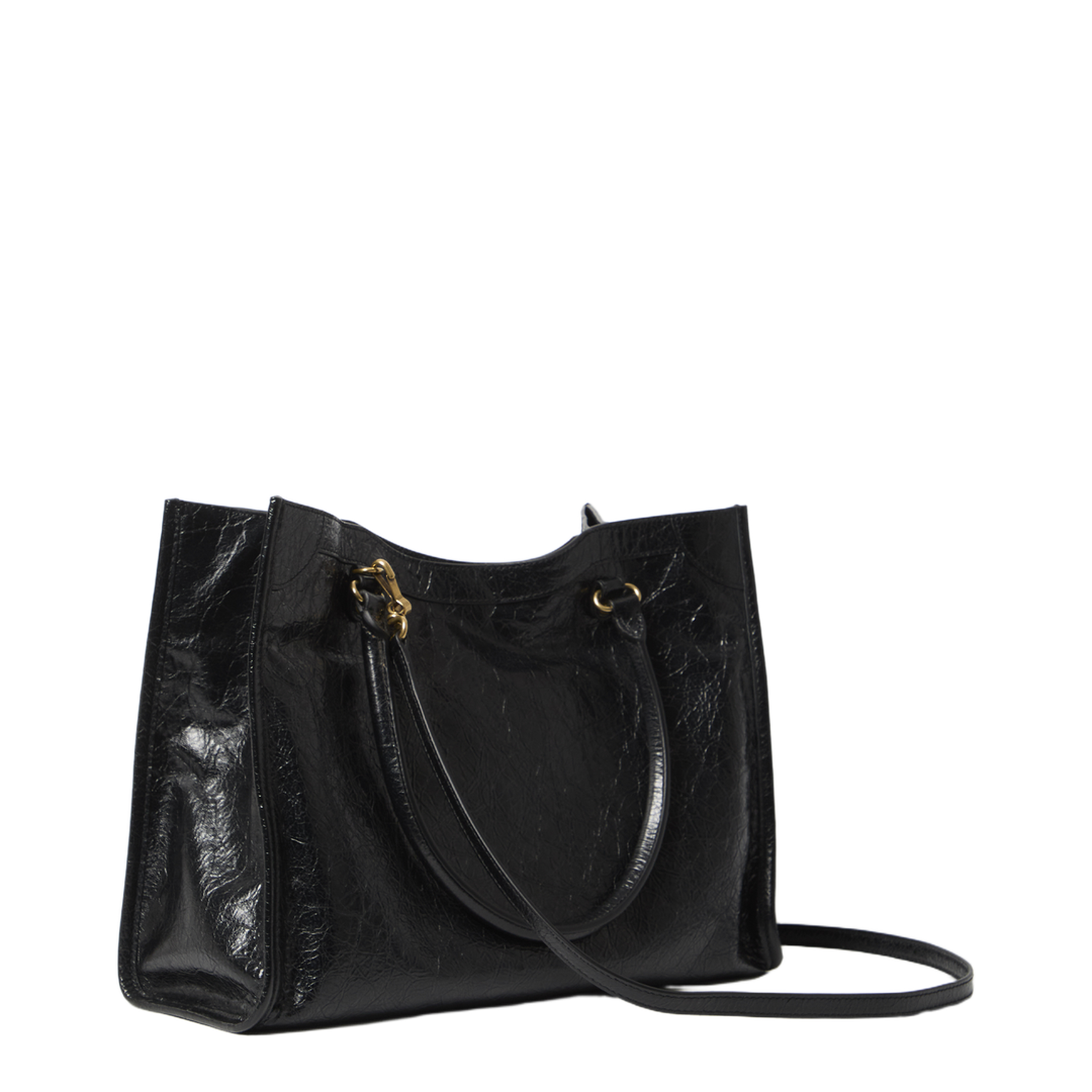 Le City Small Arena Lambskin Tote Bag - Black - Image 2