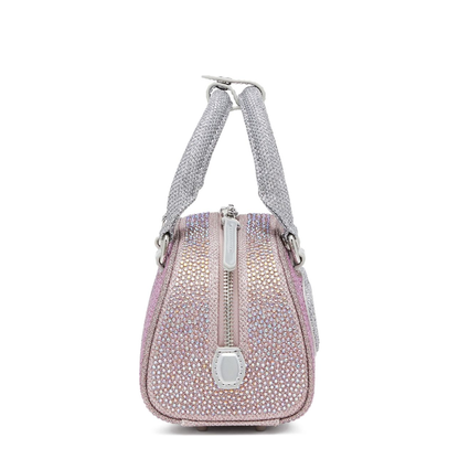 1DR Dome Small Crystal Lurex Crossbody - Pink - Image 2