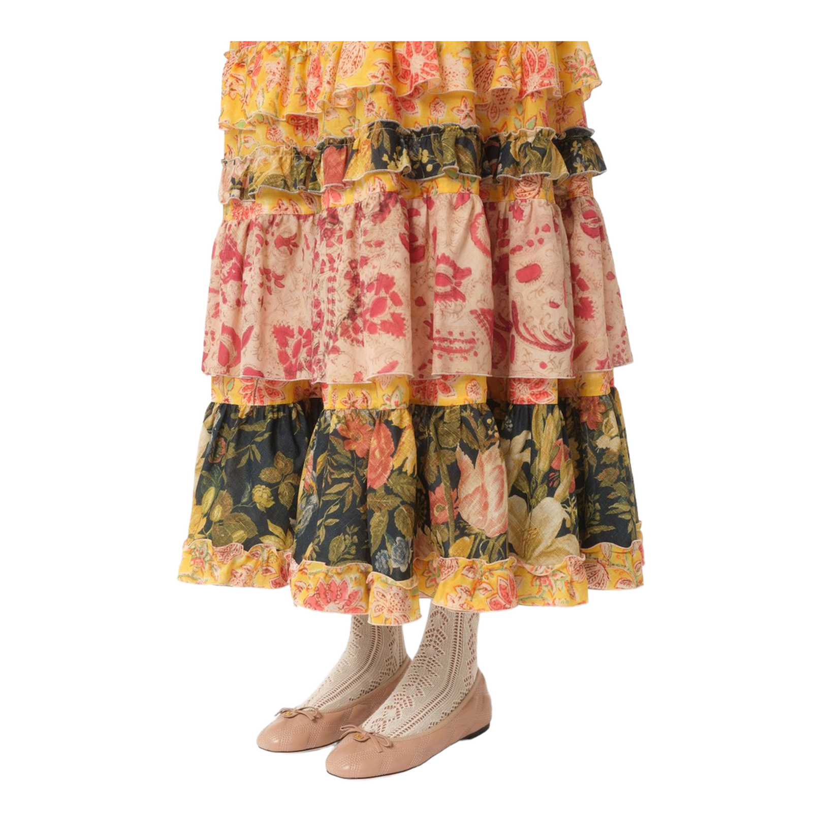 Quiltie 67 Leather Ballet Flats - Image 2