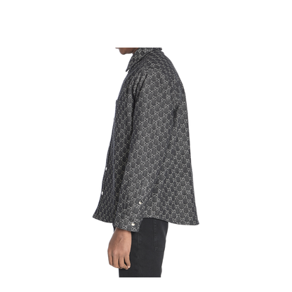 Embroidered Denim Shirt - Image 3