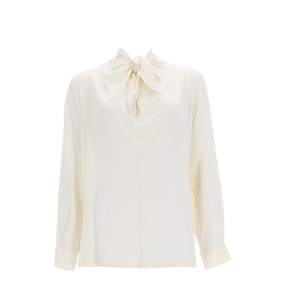 Silk Charmeuse Blouse - Image 1