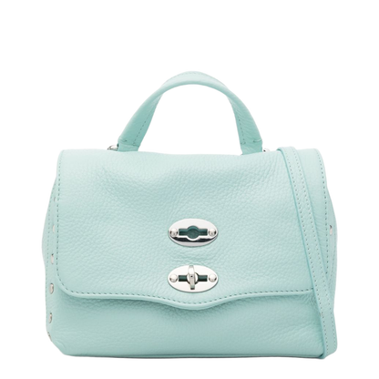 Postina Daily Baby Calfskin Top-Handle Bag - Clear Blue - Image 1
