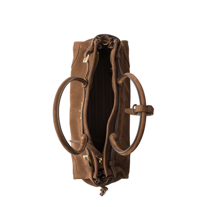Bonnie Medium Leather Handbags - Cocoa Brown - Image 6
