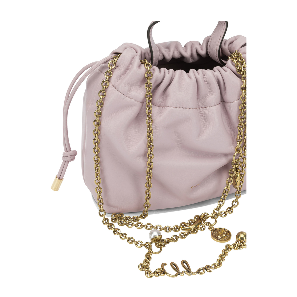 Icons Small Lambskin Handbag - Pink - Image 4