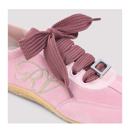 Pink Low Top Sneakers - Image 6
