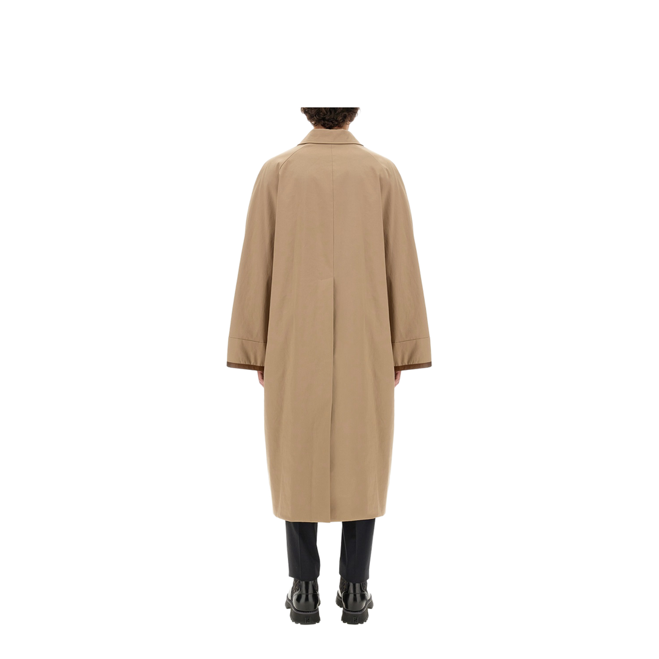 Fabric Trench Coat - Image 3