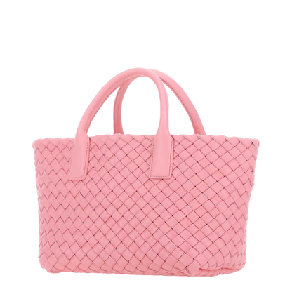 Cabat Mini Leather Handbags - Pink - Image 2