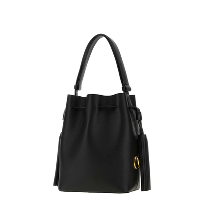 Vlogo Signature Bucket Bag Leather Black - Image 3