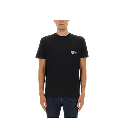 T-Shirt with Pocket and Logo - Image 1