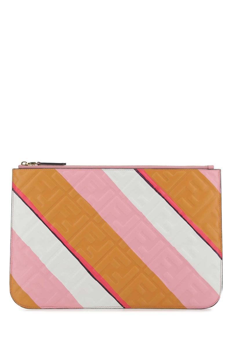 Multicolor Nappa Leather Pouch - Image 3