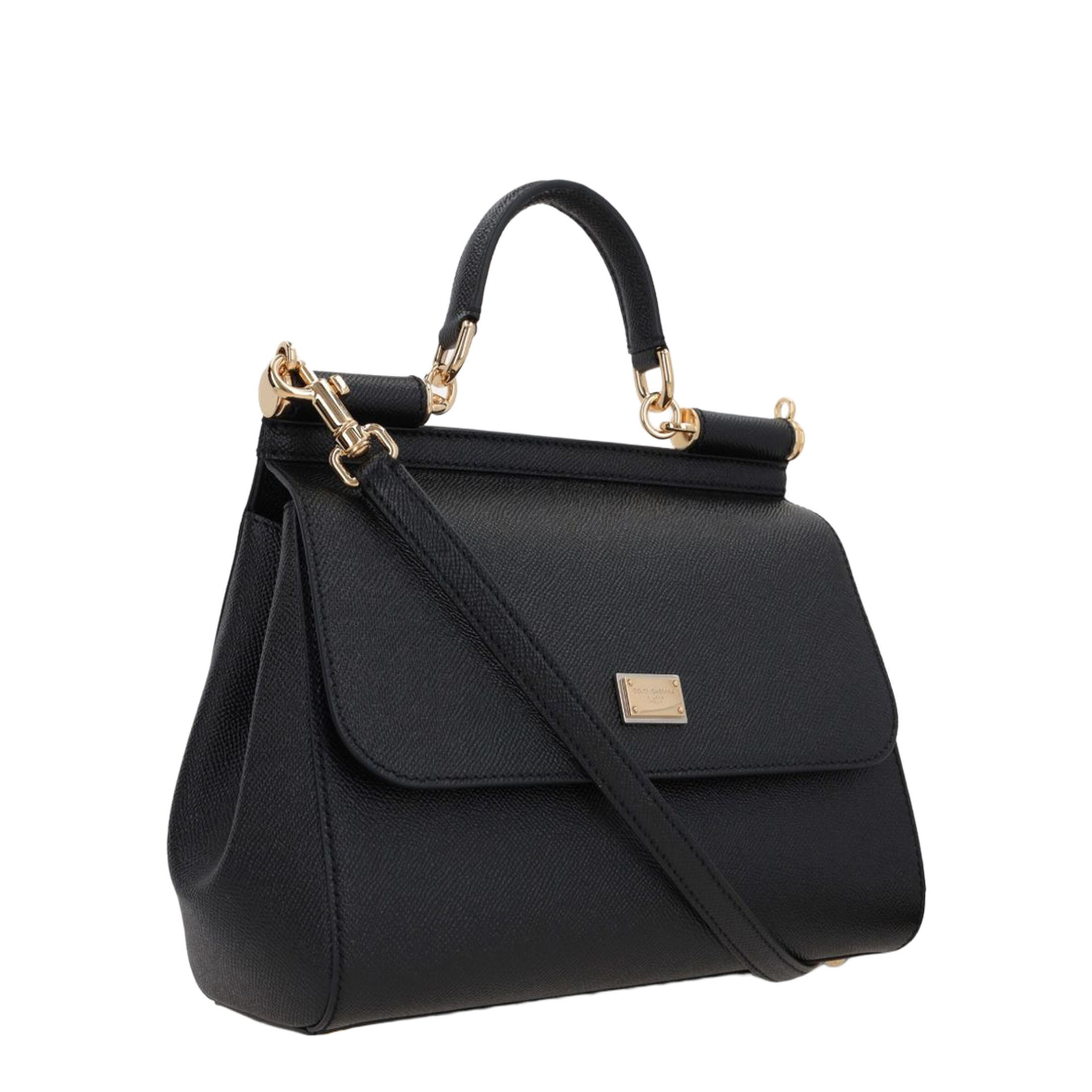 Large Sicily Handbag in Black - Image 3