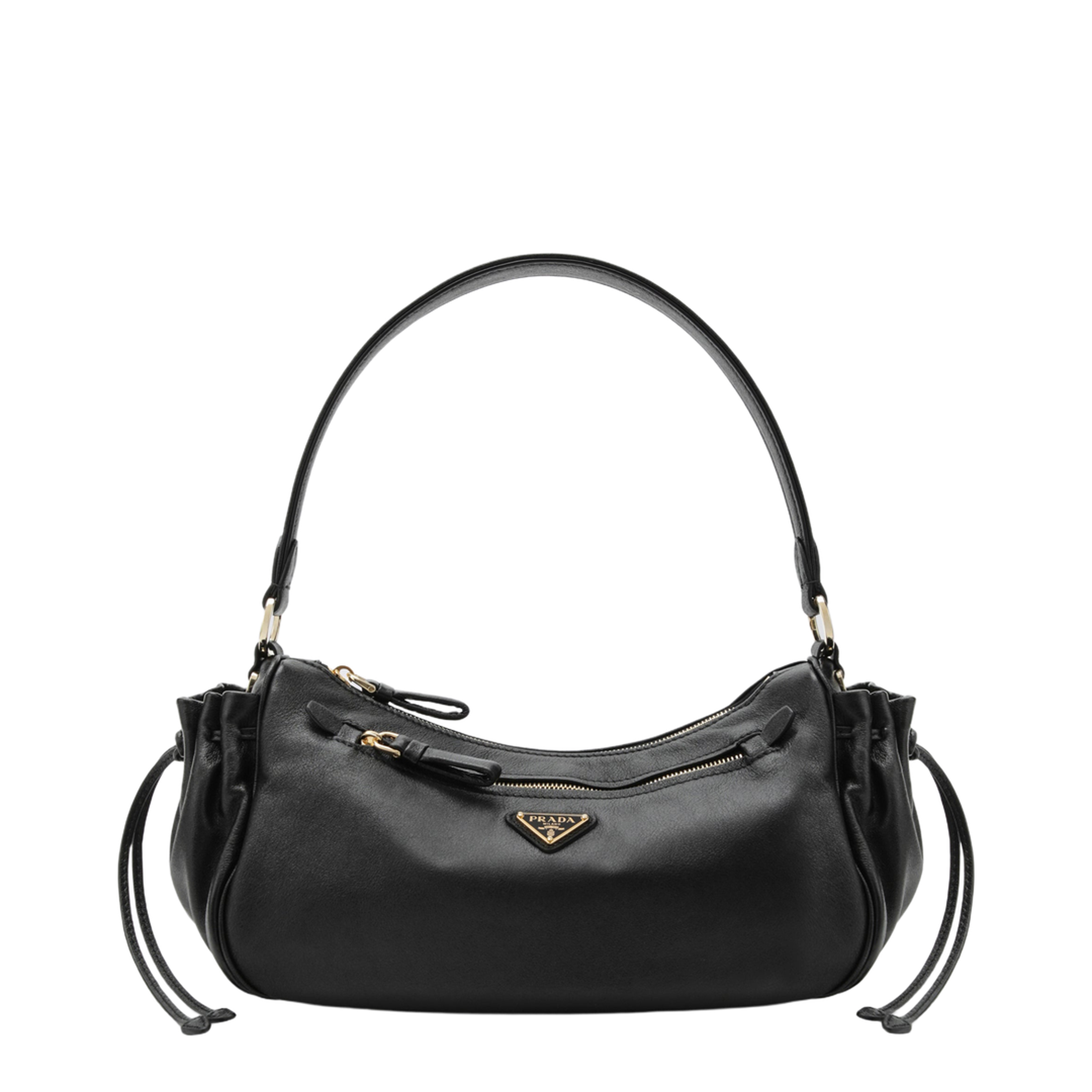 Small Black Leather Bag - Image 1