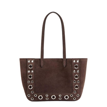 Brown Suede Nellcã'te Shoulder Bag - Image 4