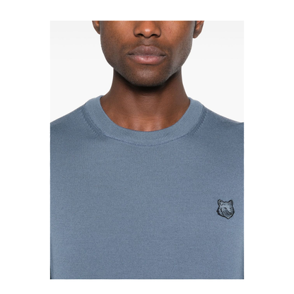 Bold Fox Head Knit - Breton Blue - Image 4