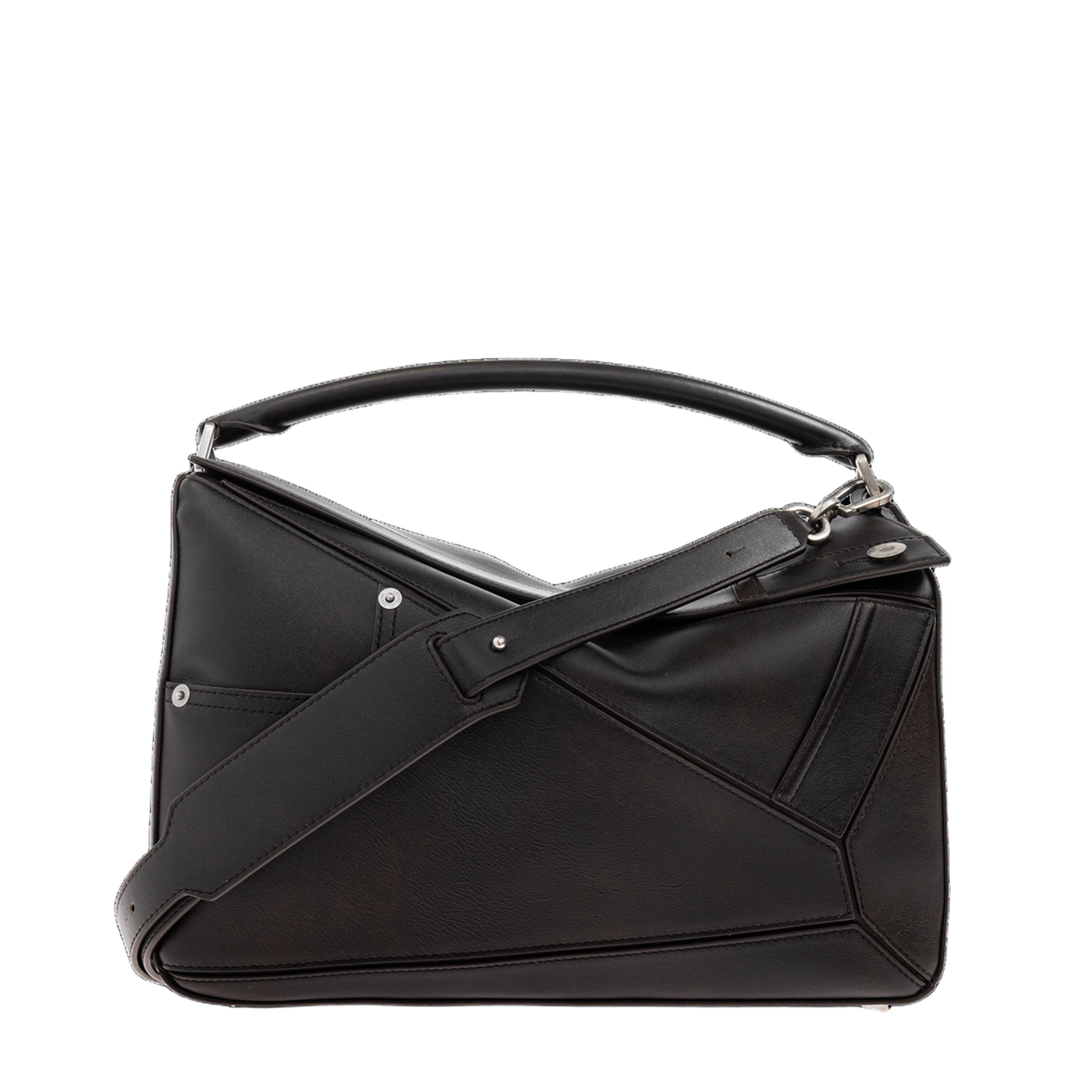 Puzzle Large Calfskin Bag - Vintage Brown - Image 1