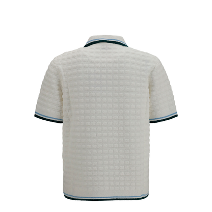 Short-sleeve Bouclé Polo - Image 2
