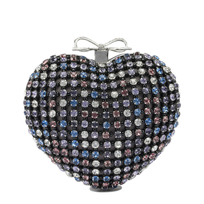 Heart Clutch With Crystals - Image 1