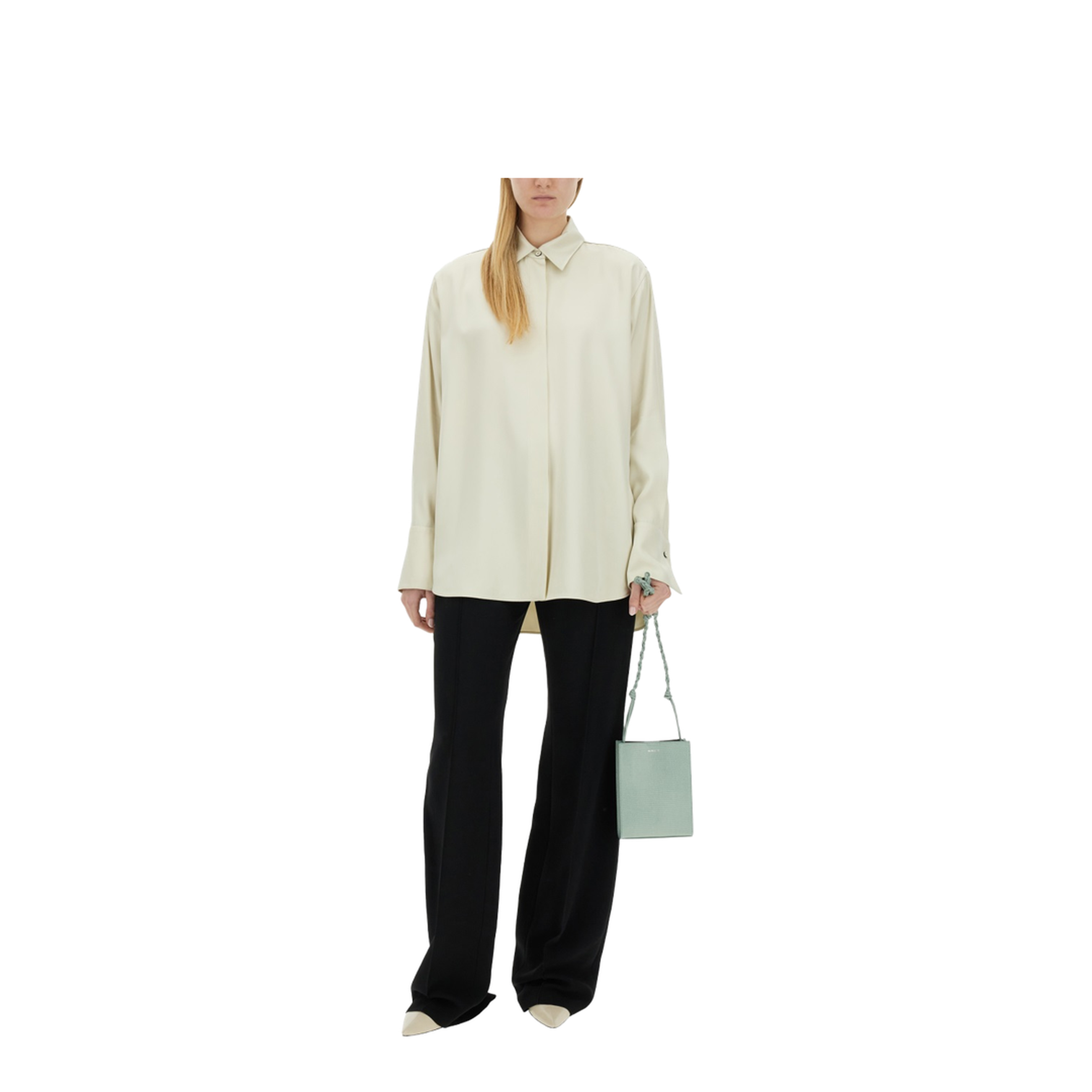 Silk Shirt - White - Image 2