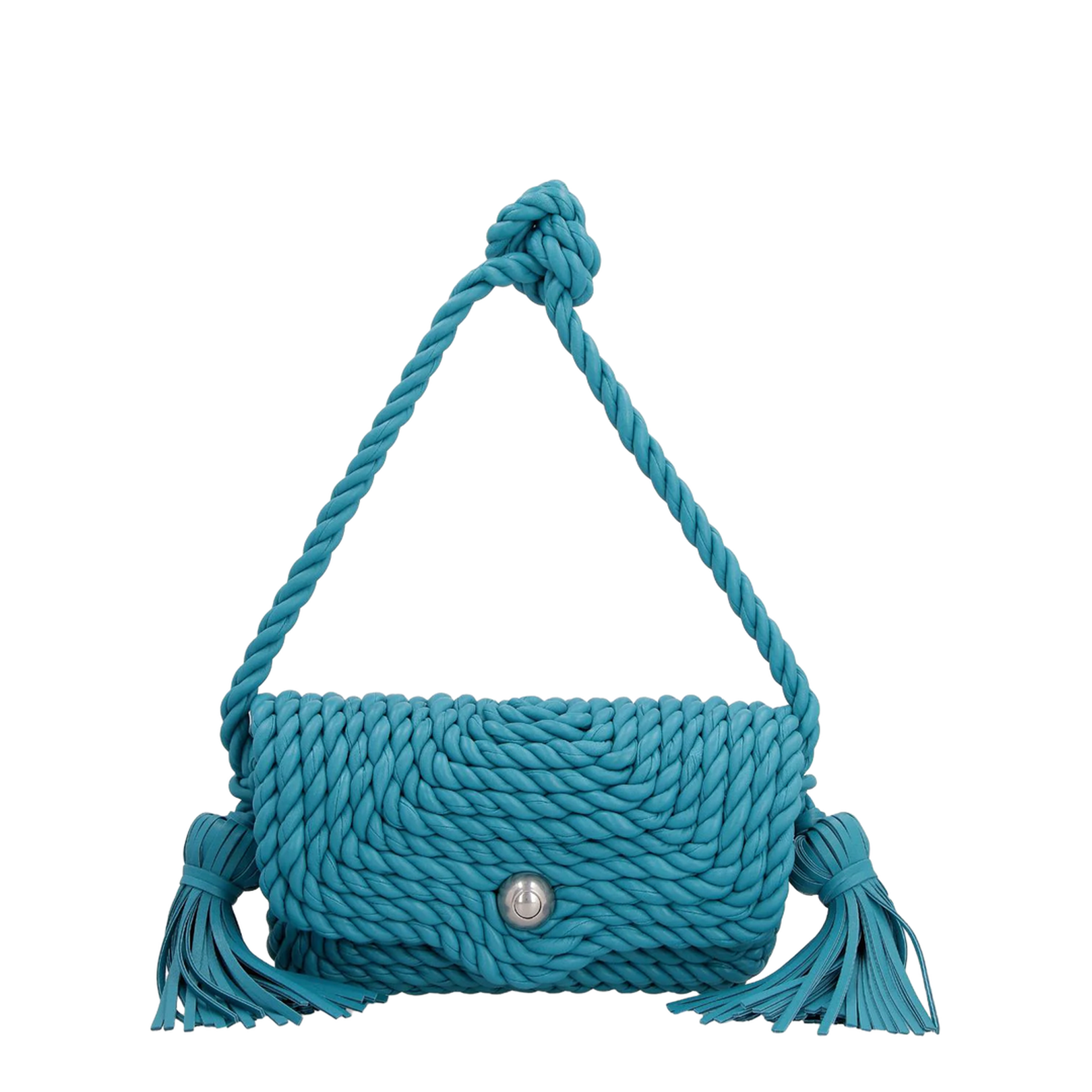 Torchon Leather Handbags - Blue - Image 2