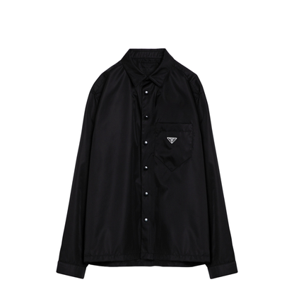 Black Re-Nylon Shirt - Image 1