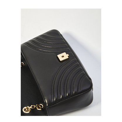 GG Marmont Medium Shoulder Bag - Black - Image 4