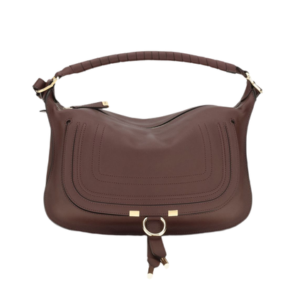 Marcie Small Calfskin Shoulder Bag - Red - Image 1