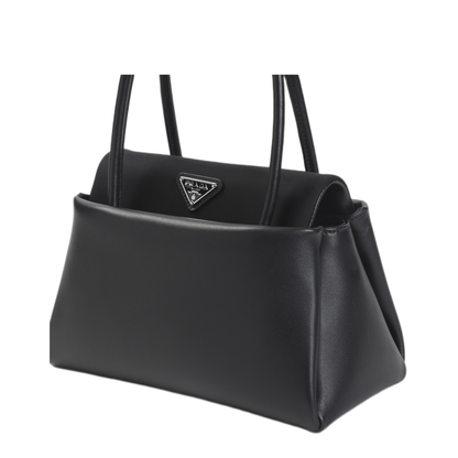 Passage Small Calfskin Handbag - Black - Image 5