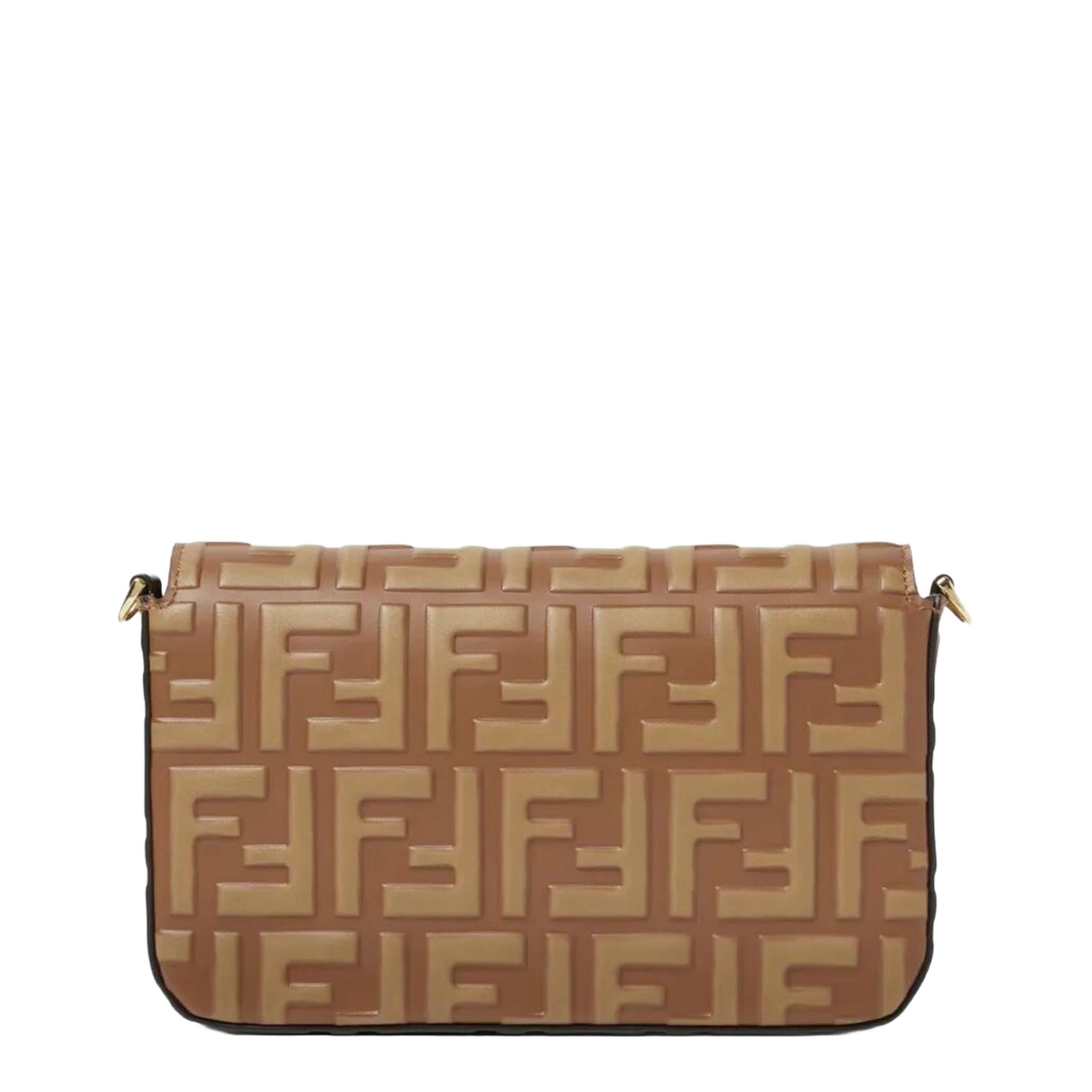 FF Diamonds Wallet On Chain Leather Brown - Image 2