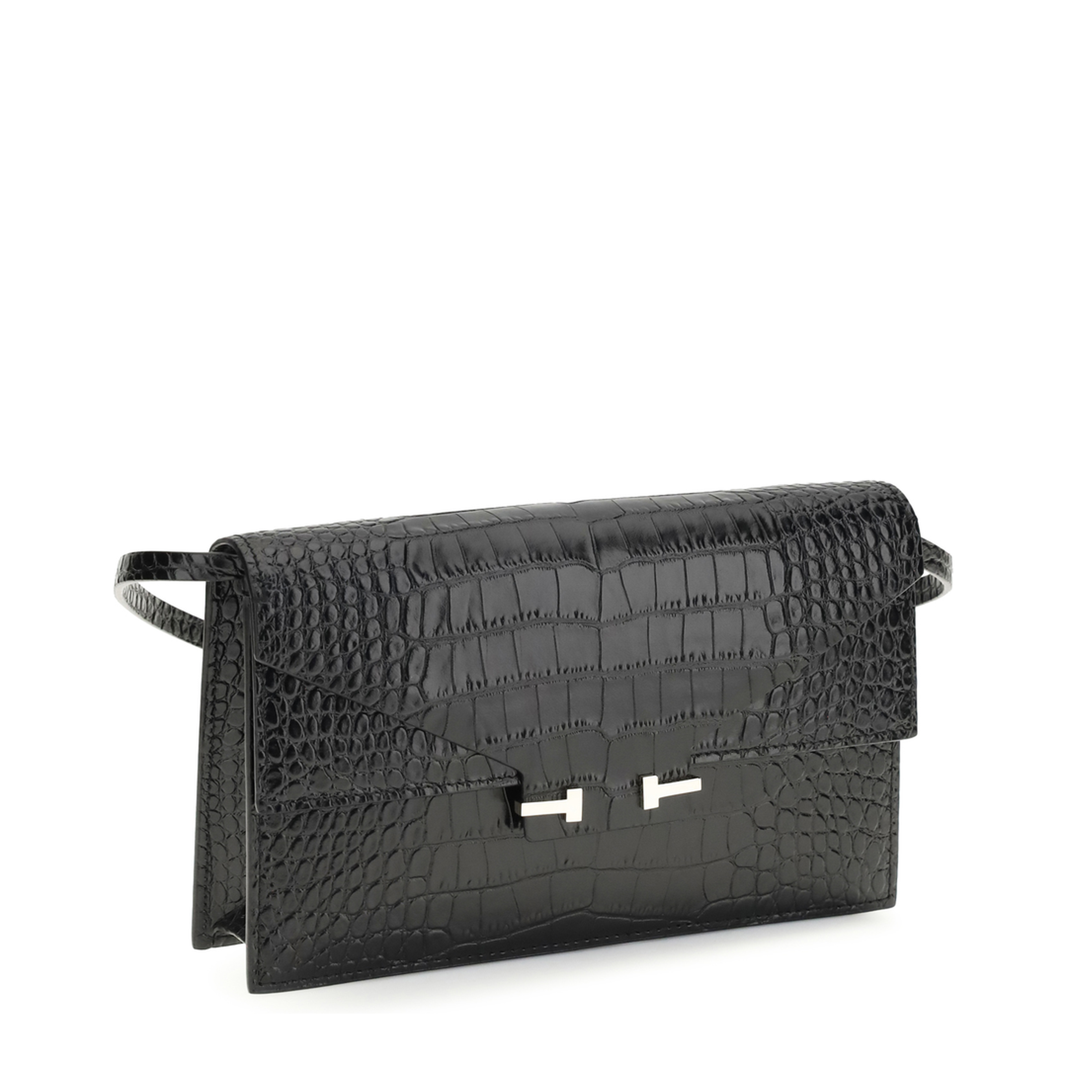 Crocodile Print Shoulder Bag - Image 2