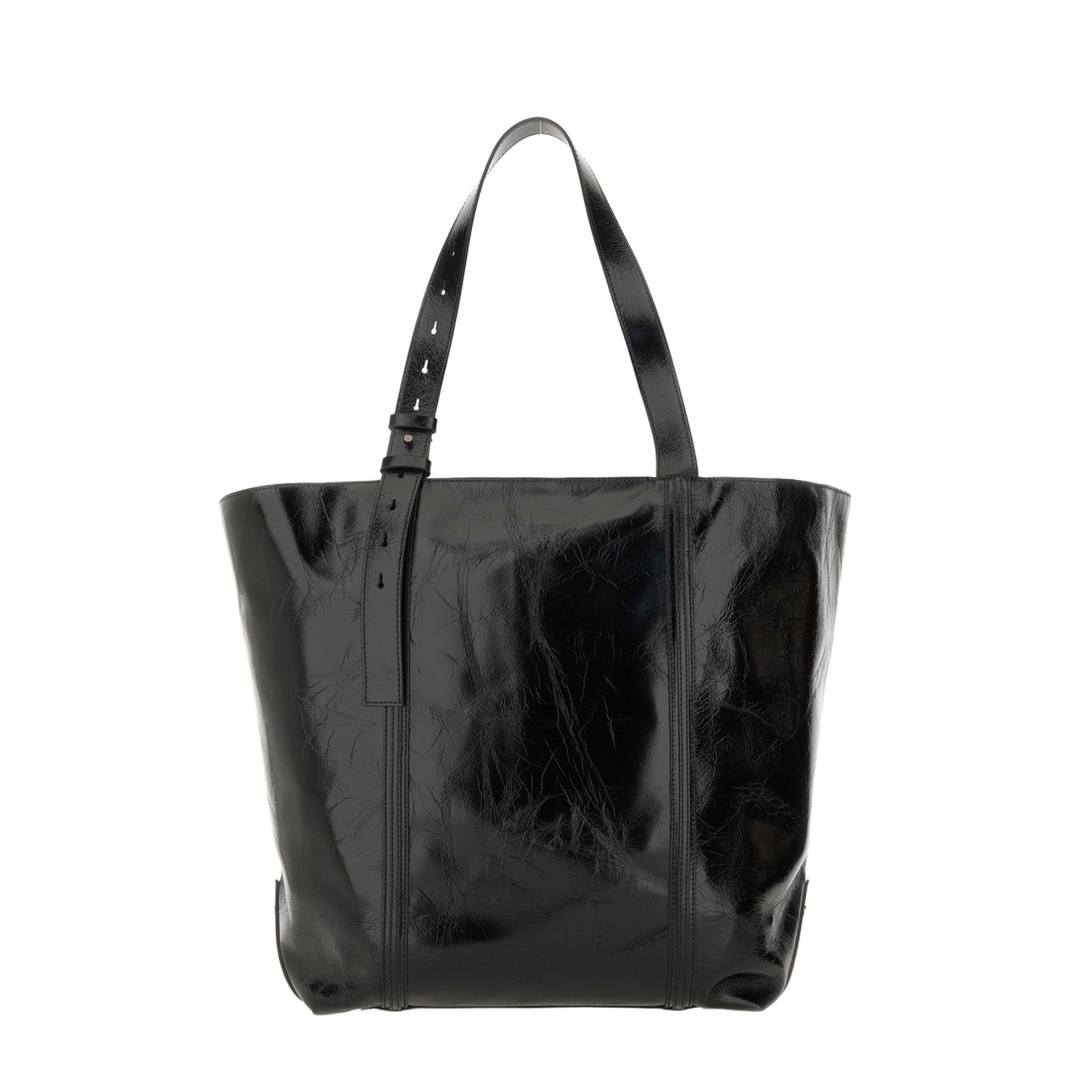 Glossy Leather Tote Bag - Image 2
