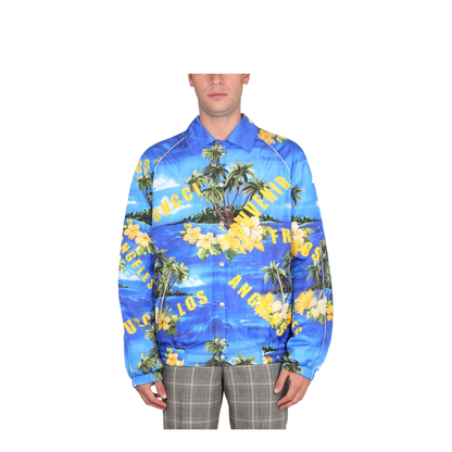 Nylon Jacket With Print - Image 1