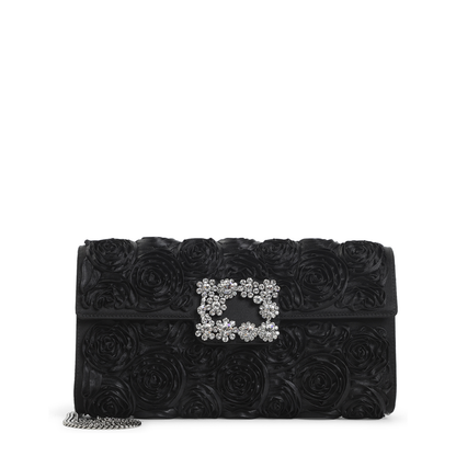 Envelope Flap Rose Flower Buckle Shoulder Bag - Image 2